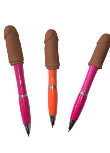 3 Pens with a Penis-Shaped Tip