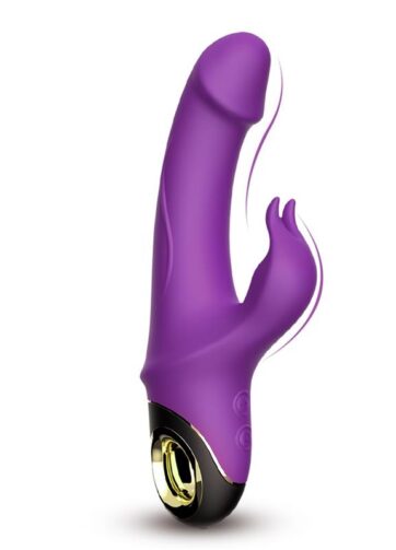 360? Rotation Rabbit Vibrator Purple
