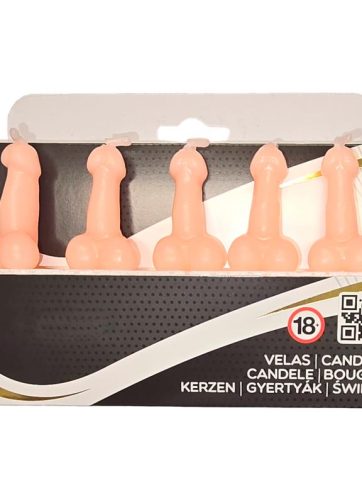 5 Penis-Shaped Candles Set