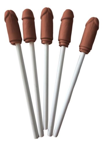 5 Pens with Penis Tip