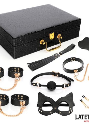 LATETOBED BDSM LINE 8-delige lederen bondage kit kopen online