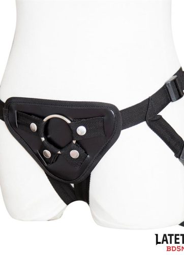 LATETOBED BDSM LINE verstelbare strap-on met metalen ring kopen online