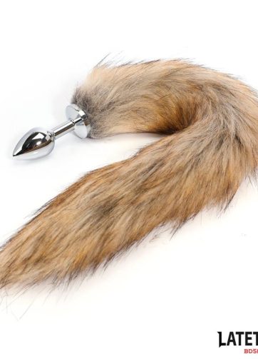 Anal plug with tailBrown 40 cm