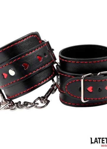 LATETOBED BDSM LINE enkelboei met ketting en harten kopen online