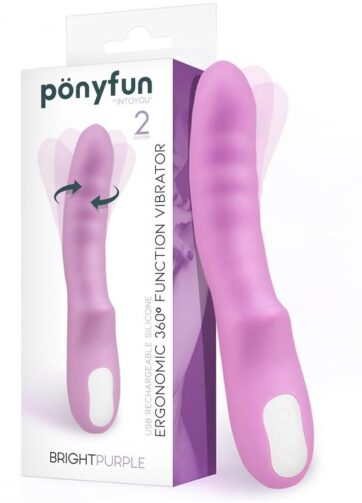 Brightpurple Vibe y Rotator Double Motor 360? USB Silicone