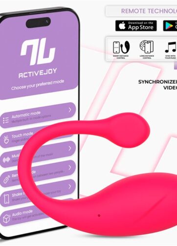 Bulby Vibrating Egg with App Dark Pink
