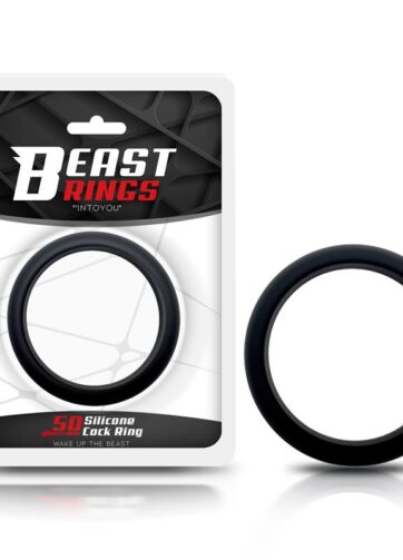 Cock Ring Solid Silicone 5 cm Black