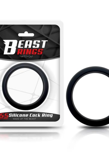 Cock Ring Solid Silicone 5.5 cm Black