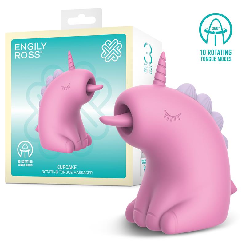 Cupcake 360? Rotating Tongue Massager