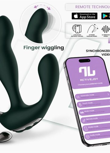 Greeny Prostate Massager with Finger Wiggling and App