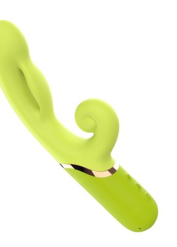 Inflatable Rabbit Vibrator Green