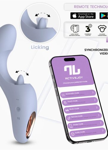 Licky Licking Tongue Vibrator with App