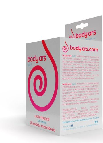 BODY ARS monodose natural glijmiddel - Discreet verzonden
