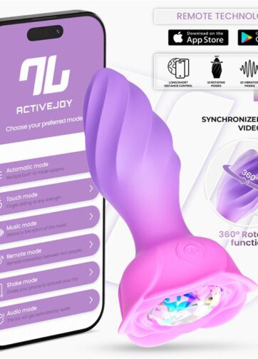 Moxy Butt Plug with Rotation 360? with App