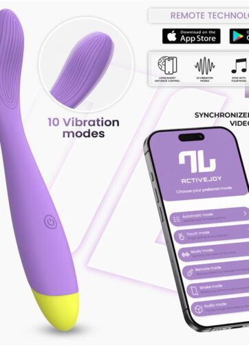 Neya G-Spot Vibrator with App Purple