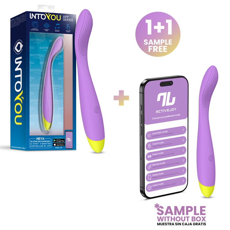 Pack 1+1 Neya G-Spot Vibrator with App Purple