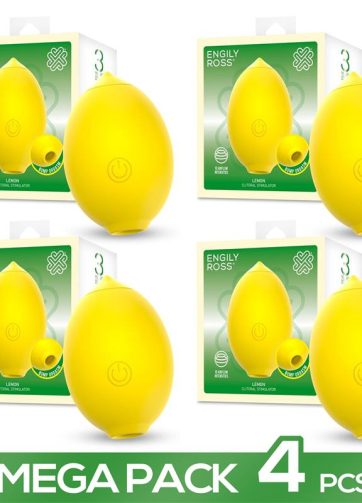 Pack of 4 Lemon Clitoral Stimulator with Suction