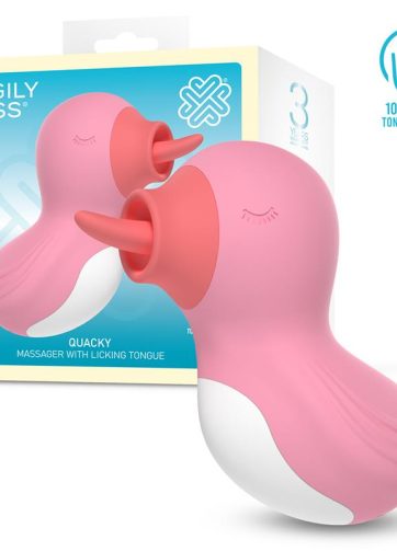 Quacky Massager with Licking Tongue