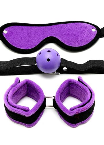BONDAGE PLAY 3-delige bondage set paars kopen online