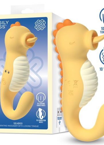 Seaboo Massager with Vibration and Licking Tongue